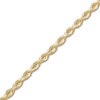 Thumbnail Image 1 of Solid Glitter Rope Necklace 14K Yellow Gold 30" 2.4mm