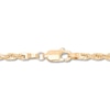 Thumbnail Image 2 of Solid Glitter Rope Necklace 14K Yellow Gold 20&quot; 3mm