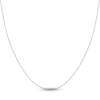 Thumbnail Image 1 of Diamond-Cut Solid Cable Chain Necklace 14K White Gold 20&quot; 0.8mm