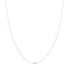 Thumbnail Image 0 of Diamond-Cut Solid Cable Chain Necklace 14K White Gold 24" 0.8mm