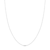 Thumbnail Image 0 of Diamond-Cut Solid Cable Chain Necklace 14K White Gold 16" 1.05mm
