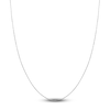 Thumbnail Image 1 of Diamond-Cut Solid Cable Chain Necklace 14K White Gold 20&quot; 1.05mm