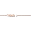 Thumbnail Image 3 of Diamond-Cut Solid Cable Chain Necklace 14K Rose Gold 16&quot; 1.05mm