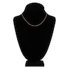 Thumbnail Image 4 of Diamond-Cut Solid Cable Chain Necklace 14K Rose Gold 16&quot; 1.05mm