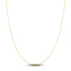 Thumbnail Image 0 of Diamond-Cut Solid Cable Chain Necklace 14K Yellow Gold 18" 1.15mm