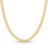 Thumbnail Image 1 of Hollow Curb Link Necklace 14K Yellow Gold 22&quot; 7.4mm