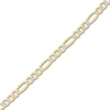 Thumbnail Image 2 of Solid Figaro Chain Necklace 14K Two-Tone Gold 20&quot; 3.9mm