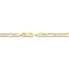 Thumbnail Image 3 of Solid Figaro Chain Necklace 14K Two-Tone Gold 20&quot; 3.9mm