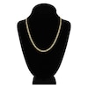 Thumbnail Image 4 of Solid Figaro Chain Necklace 14K Two-Tone Gold 20&quot; 3.9mm