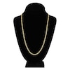 Thumbnail Image 3 of Solid Figaro Chain Necklace 14K Two-Tone Gold 24" 3.9mm