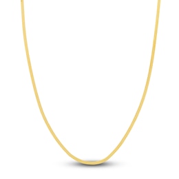 Solid Herringbone Chain Necklace 14K Yellow Gold 20&quot; 2.7mm