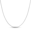 Thumbnail Image 0 of Flat Solid Mariner Chain Necklace 14K White Gold 18" 2.2mm