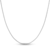 Thumbnail Image 0 of Flat Solid Mariner Chain Necklace 14K White Gold 20" 2.2mm