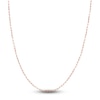 Thumbnail Image 0 of Solid Paperclip Chain Necklace 14K Rose Gold 16" 1.95mm