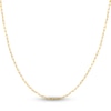 Thumbnail Image 0 of Solid Paperclip Chain Necklace 14K Yellow Gold 22" 1.95mm