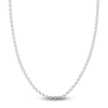 Thumbnail Image 0 of Hollow Rolo Chain Necklace 14K White Gold 16" 3.8mm