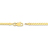 Thumbnail Image 2 of Solid Serpentine Chain Necklace 14K Yellow Gold 16" 2.07mm