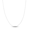 Thumbnail Image 0 of Solid Singapore Chain Necklace 14K White Gold 18" 1.15mm