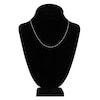 Thumbnail Image 3 of Solid Singapore Chain Necklace 14K White Gold 18" 1.15mm