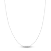 Thumbnail Image 0 of Solid Singapore Chain Necklace 14K White Gold 24" 1.15mm