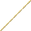 Thumbnail Image 2 of Solid Singapore Chain Necklace 14K Yellow Gold 24&quot; 1.15mm