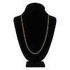 Thumbnail Image 4 of Solid Singapore Chain Necklace 14K Yellow Gold 24&quot; 1.15mm