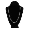 Thumbnail Image 3 of Round Solid Wheat Chain Necklace 14K White Gold 24" 1.5mm