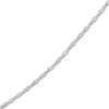 Thumbnail Image 2 of Solid Singapore Chain Necklace 14K White Gold 16&quot; 1.4mm