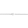 Thumbnail Image 3 of Solid Singapore Chain Necklace 14K White Gold 16&quot; 1.4mm