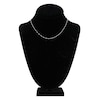 Thumbnail Image 4 of Solid Singapore Chain Necklace 14K White Gold 16&quot; 1.4mm