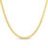 Thumbnail Image 0 of Square Solid Wheat Chain Necklace 14K Yellow Gold 16" 1.25mm