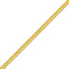 Thumbnail Image 2 of Square Solid Wheat Chain Necklace 14K Yellow Gold 16&quot; 1.25mm