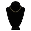 Thumbnail Image 4 of Solid Singapore Chain Necklace 14K Yellow Gold 16&quot; 1.4mm