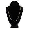 Thumbnail Image 3 of Solid Singapore Chain Necklace 14K Yellow Gold 24" 1.4mm