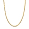 Thumbnail Image 1 of Solid Curb Link Necklace 14K Yellow Gold 26&quot; 5mm