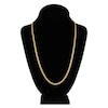 Thumbnail Image 3 of Light Solid Curb Link Necklace 14K Yellow Gold 24" 3.7mm