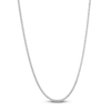 Thumbnail Image 1 of Square Solid Wheat Chain Necklace 14K White Gold 24&quot; 1.25mm