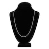 Thumbnail Image 4 of Square Solid Wheat Chain Necklace 14K White Gold 24&quot; 1.25mm