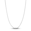 Thumbnail Image 1 of Square Solid Wheat Chain Necklace 14K White Gold 18&quot; 1mm