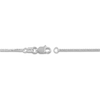 Thumbnail Image 3 of Square Solid Wheat Chain Necklace 14K White Gold 16&quot; 1mm