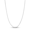 Thumbnail Image 1 of Square Solid Wheat Chain Necklace 14K White Gold 20&quot; 1mm