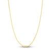 Thumbnail Image 0 of Square Solid Wheat Chain Necklace 14K Yellow Gold 16" 1mm