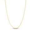 Thumbnail Image 1 of Square Solid Wheat Chain Necklace 14K Yellow Gold 18&quot; 1mm