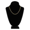 Thumbnail Image 4 of Square Solid Wheat Chain Necklace 14K Yellow Gold 18&quot; 1mm