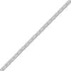 Thumbnail Image 1 of Diamond-Cut Round Solid Wheat Chain Necklace 14K White Gold 24" 1.05mm
