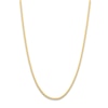 Thumbnail Image 0 of Diamond-Cut Round Solid Wheat Chain Necklace 14K Yellow Gold 18" 1.05mm