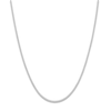 Thumbnail Image 1 of Round Solid Wheat Chain Necklace 14K White Gold 16&quot; 1.05mm