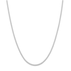 Thumbnail Image 1 of Round Solid Wheat Chain Necklace 14K White Gold 18&quot; 1.05mm