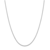 Thumbnail Image 1 of Round Solid Wheat Chain Necklace 14K White Gold 24&quot; 1.05mm