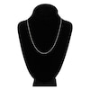 Thumbnail Image 4 of Square Solid Wheat Chain Necklace 14K White Gold 20&quot; 0.85mm